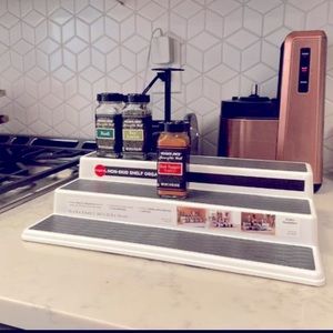 Copco non skid shelf organizer 15” long